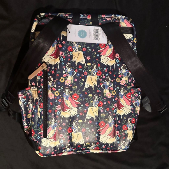 Disney Petunia Pickle Bottom Snow White Backpack Diaper Bag in Blue Multicolor - Picture 8 of 10